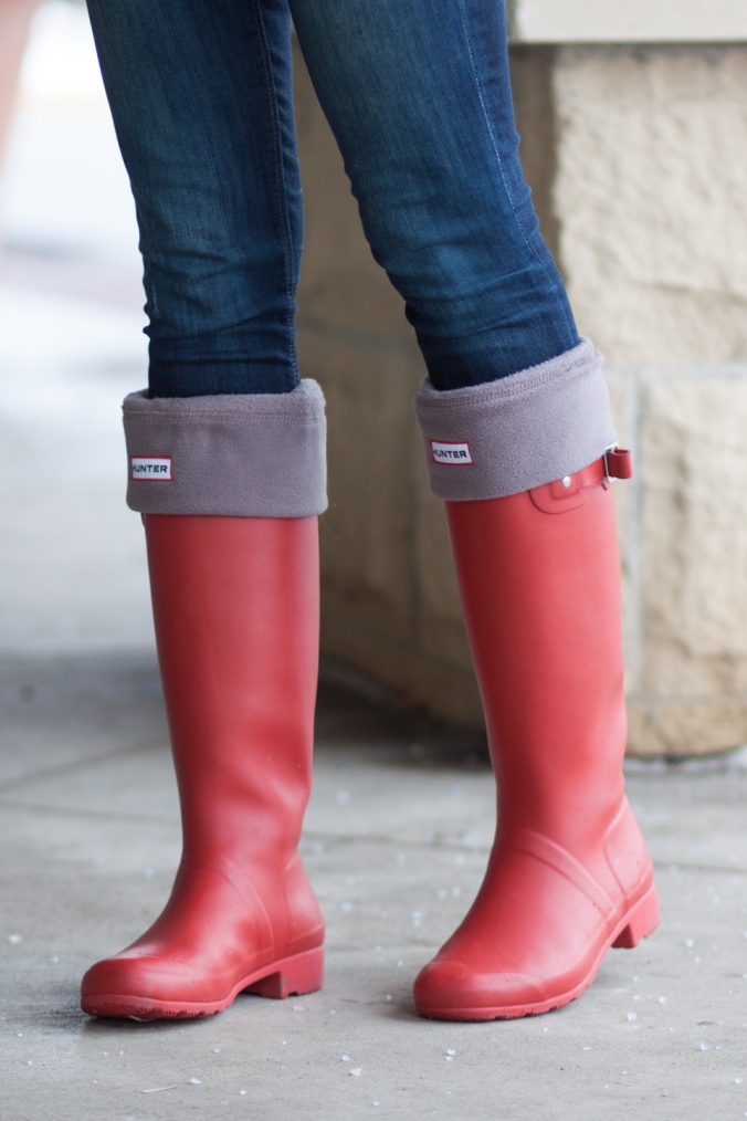 Red Rubber Boots | Red Lipstick Optional